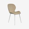 купить Комплект стол и стулья Evelin di Costacurta стол HV-29V White + 4 стула YTC-064Wh UF910-01 Light beige в Кишинёве 
