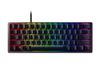Gaming Keyboard Razer Huntsman Mini, Optical Clicky SW, Doubleshot PBT Keycaps,US Layout,USB, Black 