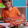 купить Конструктор Cubik Fun L538h 3D puzzle Autobuz londonez cu 2 etaje cu iluminare LED, 161 elemente в Кишинёве 