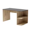 cumpără Masă de birou Smartex (10307) Comp 140cm Negru+Stejar inchis în Chișinău 