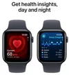 cumpără Ceas inteligent Apple Watch SE 2024 GPS 44mm Midnight Aluminium Case with Midnight Sport Band - S/M MXEJ3 în Chișinău 