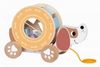 купить Игрушка каталка Tooky Toy TL033N Jucărie din lemn trage Câinele, 60666 в Кишинёве 