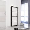 купить Полка для обуви Mobildor-Lux Leo Slim 100x16x164H cm Anthracite/White в Кишинёве 