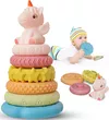 купить Игрушка miscellaneous 11405 Piramida cu 6 inele Unicorn/Dino 712048/712049 в Кишинёве 