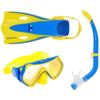 купить Аксессуар для плавания AquaLung Set masca+tub+labe scufundare HERO SN Yellow/Blue S/M в Кишинёве 