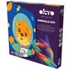 купить Набор для творчества Okto 25028 Tablou 3D pe numere din plastilină aerată Air Clay 24x24cm: Vidră в Кишинёве 