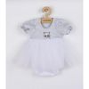 купить Детское постельное белье New Baby 42552 Платье-боди (фатин) Wonderful (grey) 62 (3-6m) в Кишинёве 