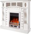 купить Камин электрический ArtFlame Amsterdam white & Gala silver в Кишинёве 