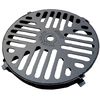 купить Аксессуар для дома Uniplast 16013 Сapac rotund ventilat din fonta cu rama D.520 B125 (450x520x20 mm) в Кишинёве 