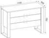 купить Комод Trendy Bumerang, NucAntracit, 110x76x45cm (GTR005842) в Кишинёве 