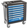 cumpără Sistem de depozitare a instrumentelor Hoegert HT7G049 Тележка инструментальная 7 ящиков с боковым отделением (790x790x490 мм) în Chișinău 