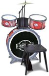 купить Музыкальная игрушка Bontempi 514506 Барабанная установка 4 предмета со стулом и 2 палочками в Кишинёве 