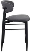 cumpără Scaun de bar Deco Bar Meridian Catifea Grey (HLR21)+Black Legs în Chișinău 