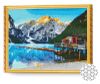 купить Картина по номерам Art Gallery GA76695 Mozaic cu diamante 40x50cm Lacul azuriu in munti в Кишинёве 