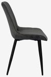купить Комплект стол и стулья Evelin di Costacurta стол DT 404-6B + 3 стула YTC-055B Dark grey в Кишинёве 