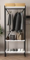 купить Вешалка для одежды Nex Home Прихожая, 66x35x160 см, Белый (21-15-01) в Кишинёве 