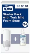 купить Дозатор для мыла Tork 960501 Pachet de Start (Dispenser Sapun-Spuma S4 + Sapun-Spuma Mild) Alb в Кишинёве 