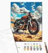 cumpără Tablou pe numere BrushMe BS54132 (în cutie) Motocicletă retro în Chișinău 