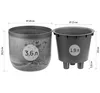 купить Цветочный горшок Idea M3265 Mikrit D180mm 1.9L, cu insertie в Кишинёве 