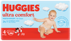Подгузники для мальчиков Huggies Ultra Comfort 4 (8-14 kg), 66 шт.