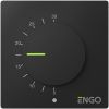 купить Термостат ENGO Controls ESIMPLE-230B, montaj pe perete, control mecanic, black в Кишинёве 