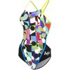 cumpără Accesoriu pentru înot AquaLung Costum baie dame CEDONIA Black Yellow 40 în Chișinău 