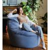 cumpără Fotoliu BeanBag BeanBag BM5901, Velur de lux, XL, Albastru în Chișinău 