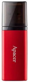купить Флеш память USB Apacer AP64GAH25BR-1 USB 3.2 Gen 1 AH25B 64GB Red RP в Кишинёве 