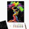 купить Картина по номерам BrushMe BSB0028FC 40x50сm (pânză neagră/fără cutie) Copacul viselor в Кишинёве 