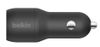 cumpără Încărcător pentru automobil Belkin CCB001BTBK Dual USB-A Car Charger, 12W X2, BLK în Chișinău 