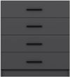 купить Комод Trendy Kale TV-Antracit, 90x100x47cm (GTR003940) в Кишинёве 