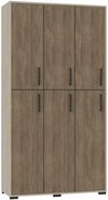 купить Офисный шкаф Tisam Шкаф 6-ти дверный для одежды 1059х405х2025 (6610) в Кишинёве 