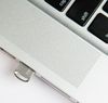 64GB USB3.1 Flash Drive Transcend "JetFlash 710S", Silver, Metal Case, Ultra-Slim (R/W:90/30MB/s) 