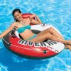 cumpără Accesoriu pentru piscină Intex 56825 Cerc gonflabil cu mînere și suport spate, D 135 cm, pînă la 100 kg în Chișinău 