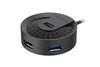 USB 3.0 Hub 4-port A4tech "HUB-30C", Cable 100cm, Micro USB Power Input Port, USB Type-C 
