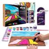 cumpără Set de creație Okto 10001 Tablou 3D cu plastilină ușoară 30x40сm, Câmpuri de flori din Olanda în Chișinău 