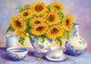 купить Головоломка Trefl 37293 Puzzles - 500 - Sunflowers / DDFA в Кишинёве 