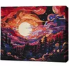 купить Картина по номерам BrushMe RMG0029FC 30x40 см (без упаковки) Ночное сияние в Кишинёве 