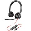 cumpără Plantronics Blackwire 3320 Stereo USB-A Headset 213934-01, Noise-cancelling Microphone, Remote Call Control, Mic. Frequency Response 100 Hz–10 kHz, Output 20 Hz–20 kHz, 32Ohm în Chișinău 