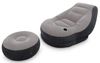 cumpără Saltea gonflabilă Intex 68564 Fotoliu gonflabil+puf Velur Ultra Lounge 99x130x76cm/64x28cm în Chișinău 