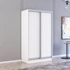 cumpără Dulap Mobildor-Lux Fox uși glisante din PAL 120x60x210H cm (120x60x210H cm) Alb în Chișinău 