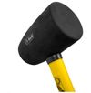 купить Молоток S&R 284680065 Ciocan de cauciuc negru 680gr в Кишинёве 