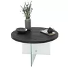 купить Журнальный столик Trendy Serenity, Antracit, Transparent в Кишинёве 