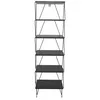 купить Офисный стеллаж Trendy Balaban, Antracit 48x165x31cm, raft de carti в Кишинёве 