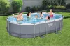 cumpără Piscină cu cadru Bestway 56448BW Power Steel Oval 488x305x107cm în Chișinău 