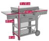 купить Мангал Char-Broil 140241 Versa-Tile Griddle 2 Burner, Plancha/Grill/Cuptor Pizza (pe gaz ) в Кишинёве 