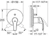 купить Смеситель для душа Grohe Eurosmart 2 cai 24043002 в Кишинёве 