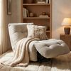 купить Кресло Deco Recliner Nardo ROF-017 Beige (Royal Boucle Natural) в Кишинёве 