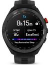 cumpără Ceas inteligent Garmin Approach® S70 47 mm Black Ceramic Bezel with Black Silicone Band (010-02746-12) în Chișinău 