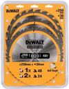 cumpără Fierăstrău DeWalt DT1963-QZ Set panze circulare 250mm (2x 24T/1X 48T) în Chișinău 